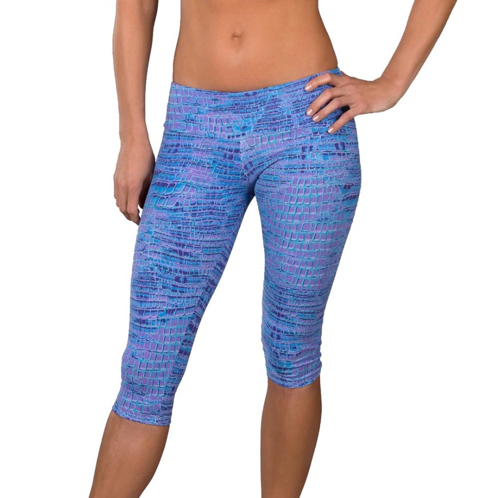 LOWRISE Compression Animal Print Capri XS-S New